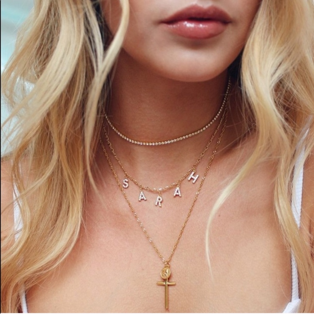 Frasier Sterling Diamond Choker Necklace